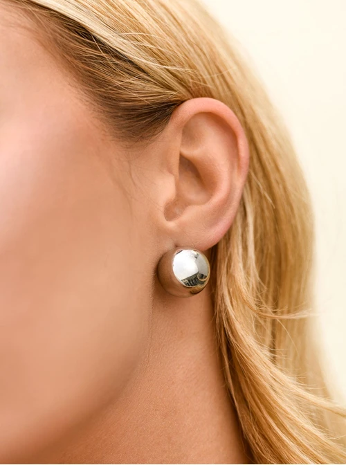 Kolczyki dmuchane kulki, stal S212547S00