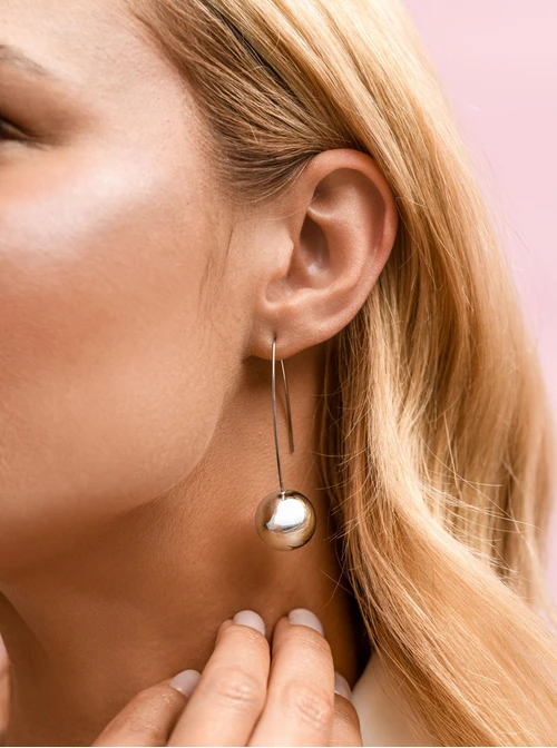 Kolczyki kulki, stal S212553S00