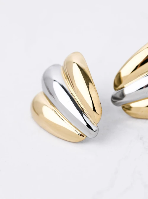 Kolczyki, stal pozłacana S212310M00