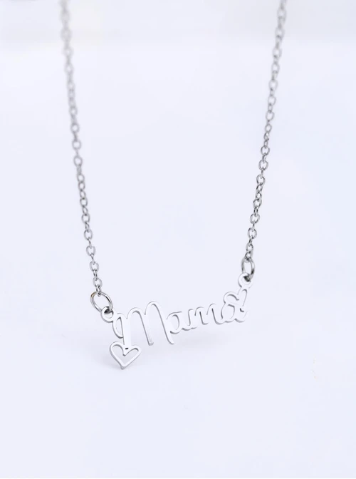 Naszyjnik Mama, serduszka, stal S312747S00