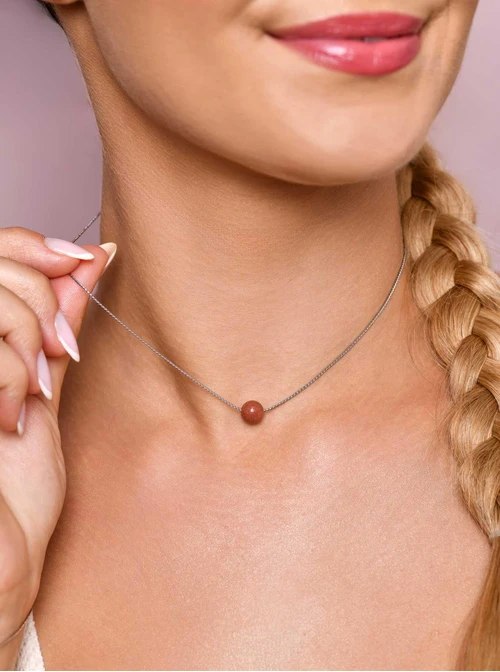 Naszyjnik Piasek Pustyni, srebrny S306730S00