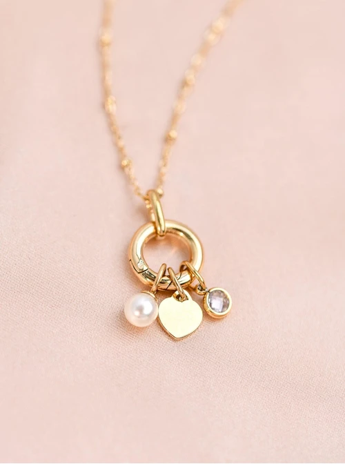 Naszyjnik baza do zawieszek, stal nierdzewna S308081Z00