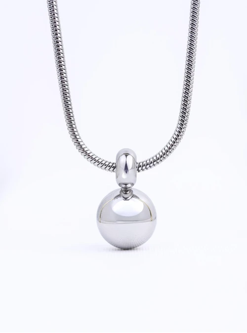 Naszyjnik kuleczka, stal S312557S00