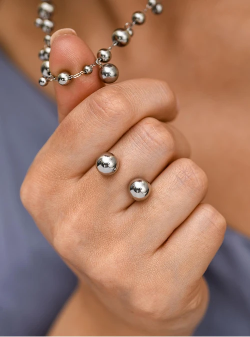 Pierścionek regulowany kulki, stal S412542S00-0