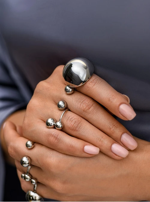 Pierścionek regulowany kulki, stal S412542S00-0