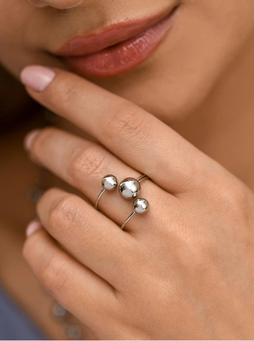 Pierścionek regulowany kulki, stal S412548S00-0