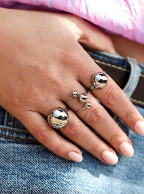 Pierścionek regulowany kulki, stal S412548S00-0