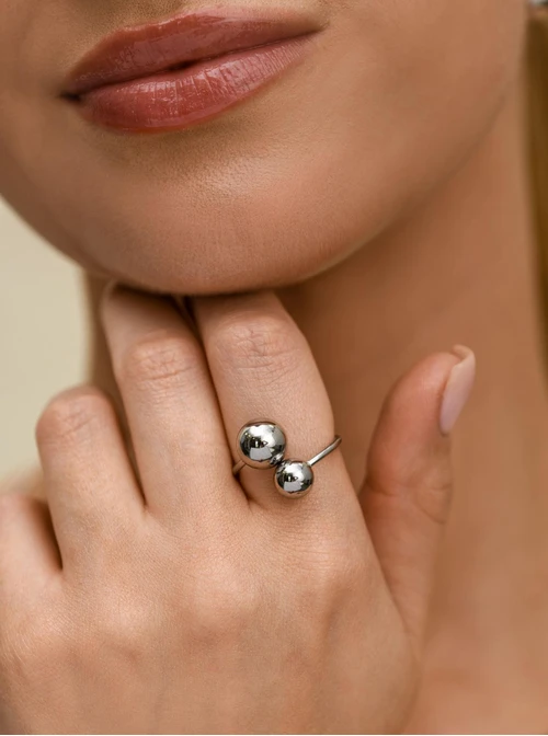 Pierścionek regulowany kulki, stal S412555S00-0