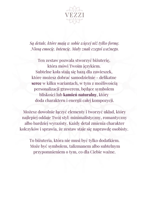 Zestaw biżuterii Sugar Meadow z możliwością personalizacji Z12968Z00