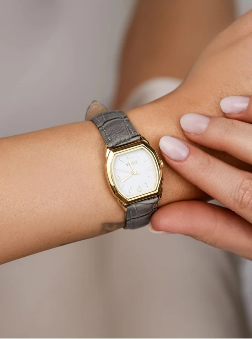 Zegarek Vezzi, kolor szary, złoty B512818Z09