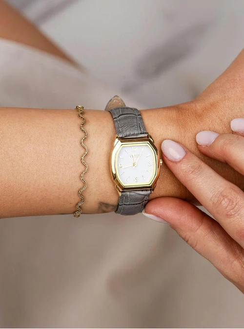 Zegarek Vezzi, kolor szary, złoty B512818Z09