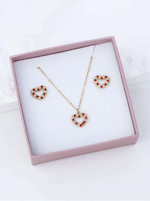 Zestaw Biżuterii Crowned Gold