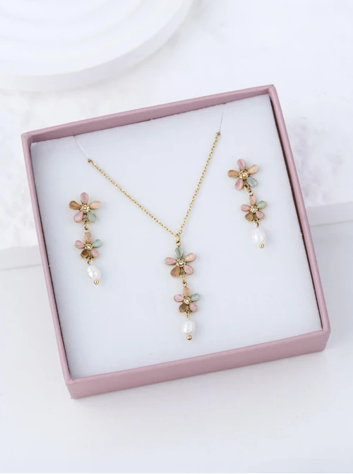 Zestaw Biżuterii Golden Prestige