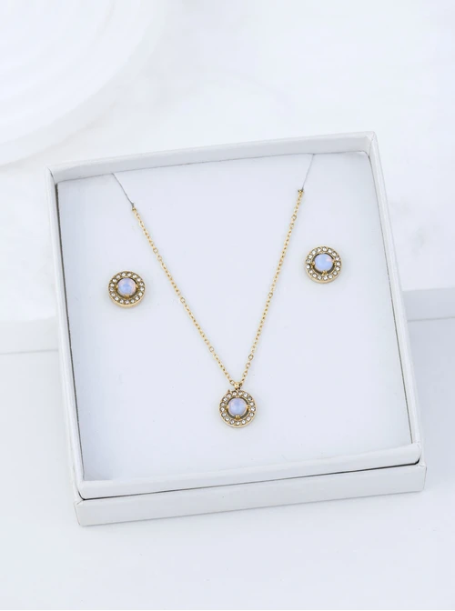 Zestaw Biżuterii Opal Radiance