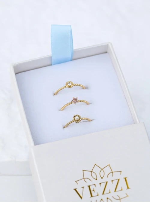 Zestaw Pierścionków Aurora Luxe 