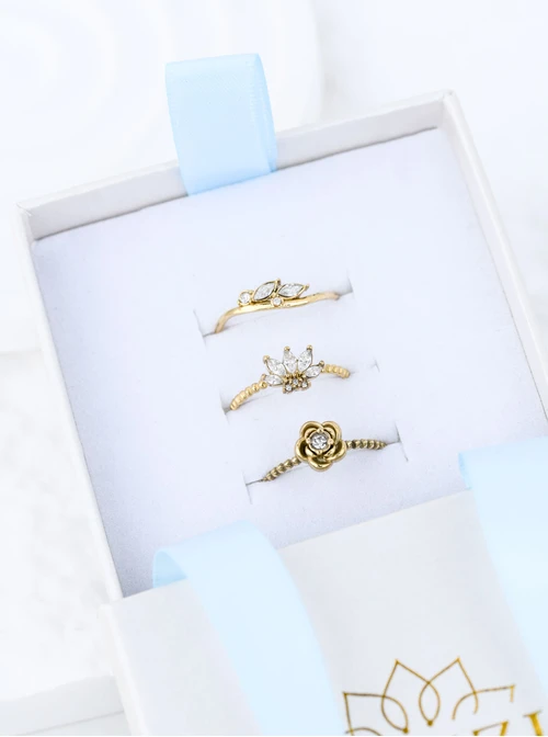 Zestaw Pierścionków Prestige Petal