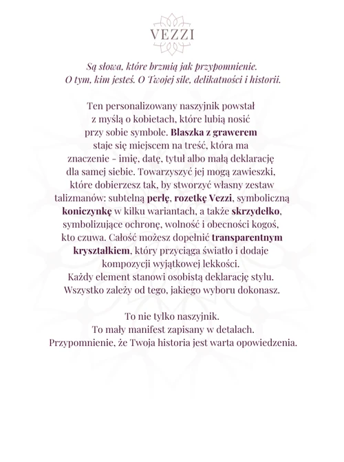 Zestaw biżuterii Golden Grace z możliwością grawerowania Z12982Z00