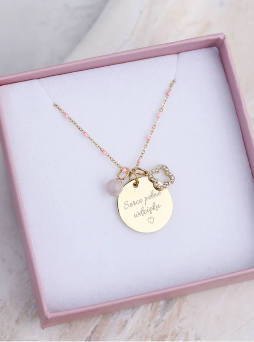 Zestaw biżuterii Heart Magic z możliwością grawerowania Z13019Z00