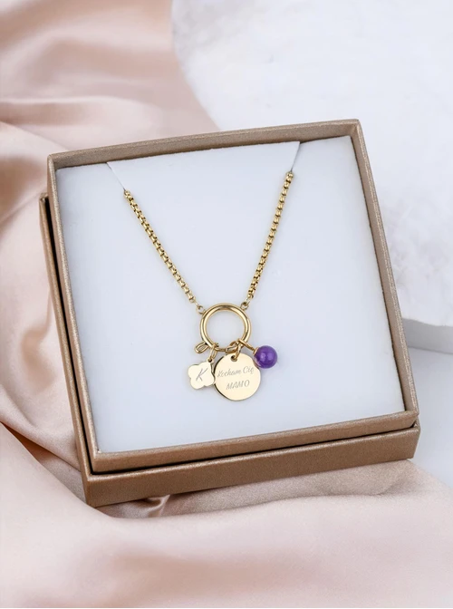 Zestaw biżuterii Lady Charm z możliwością grawerowania Z13014Z00
