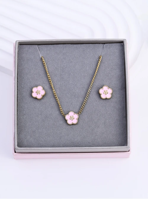 Zestaw Biżuterii Blush Petals