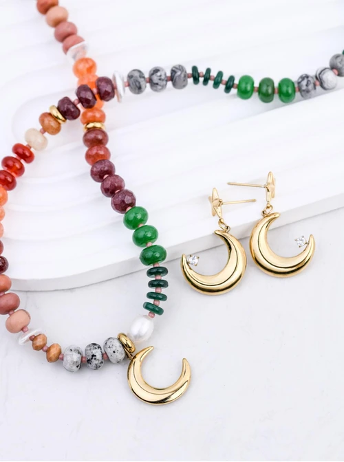 Zestaw Biżuterii Cosmic Moon Radiance