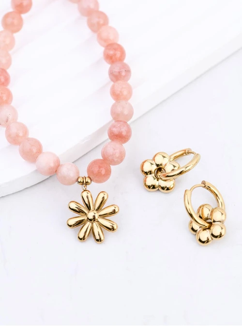 Zestaw Biżuterii Cotton Candy Bloom