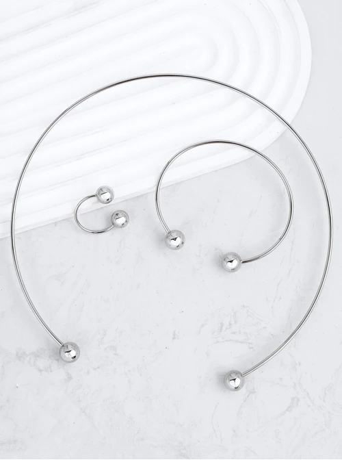 Zestaw Biżuterii Midnight Spheres