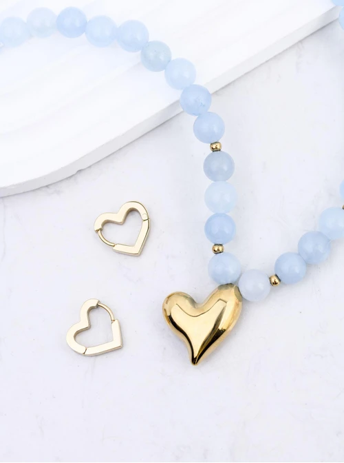 Zestaw Biżuterii Pastel Heart Bloom