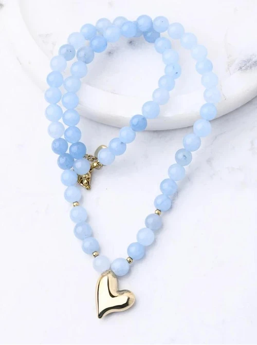 Zestaw Biżuterii Pastel Heart Bloom