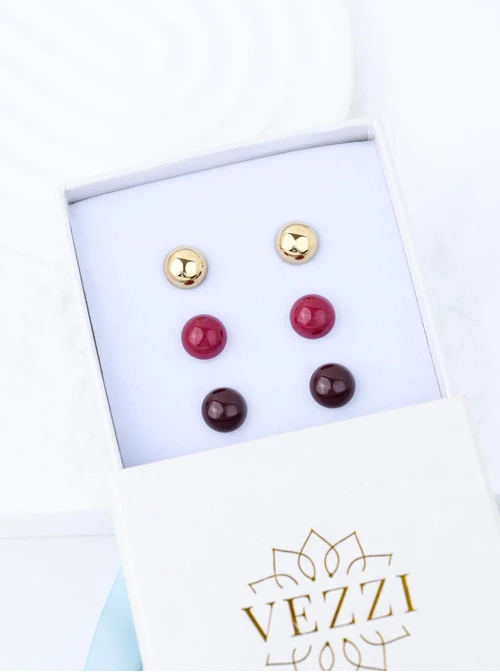 Zestaw Kolczyków Regal Bloom