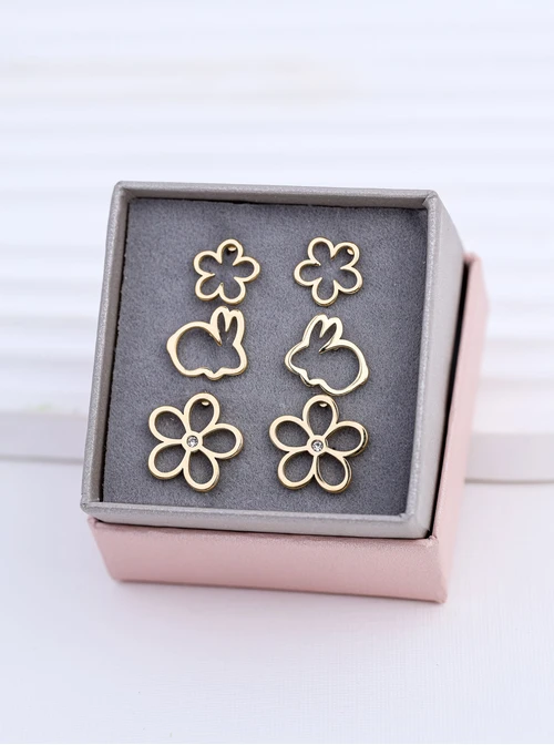 Zestaw Kolczyków Soft Bloom