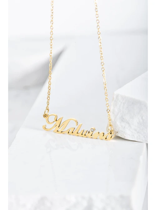 Naszyjnik imię Malwina, kolor złoty S300951Z00