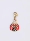 Zawieszka, charms biedronka, stal pozłacana SC12733Z00