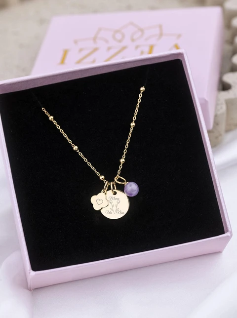 Zestaw biżuterii Dla Mamy z możliwością grawerowania Z14058Z00