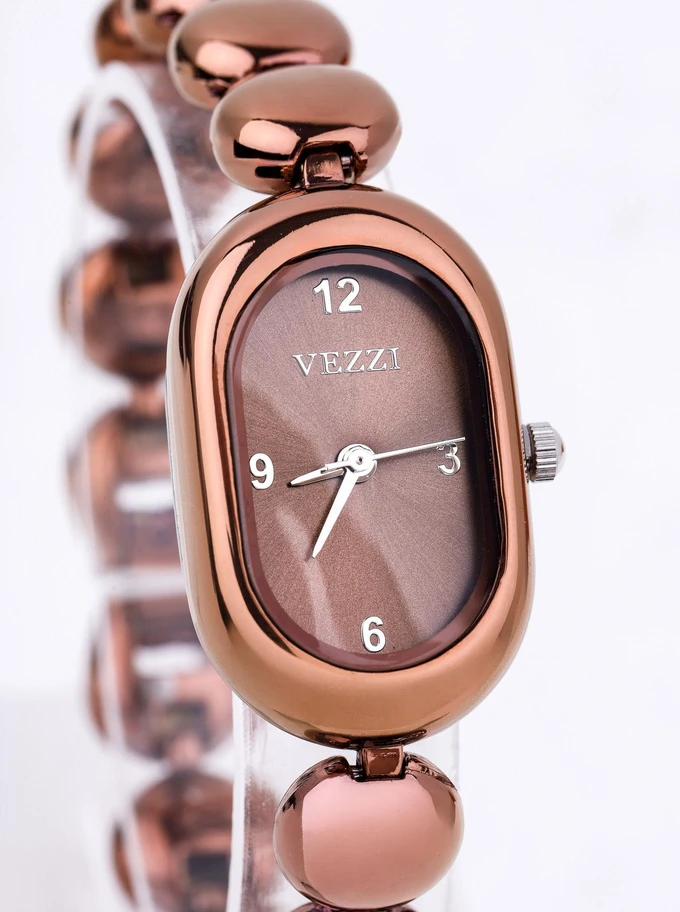 Zegarek Vezzi, kolor brązowy B512807P13