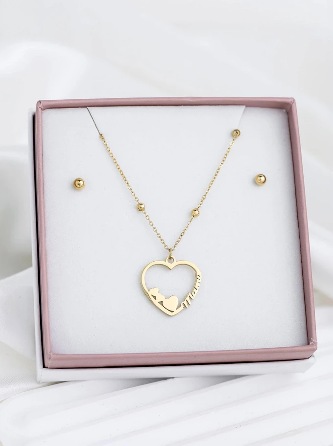 Zestaw Biżuterii Heart for Mom