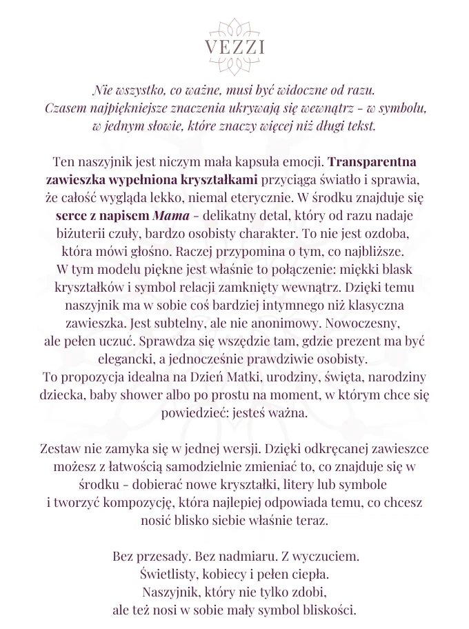Zestaw biżuterii Precious Moments z możliwością personalizacji Z14665Z00