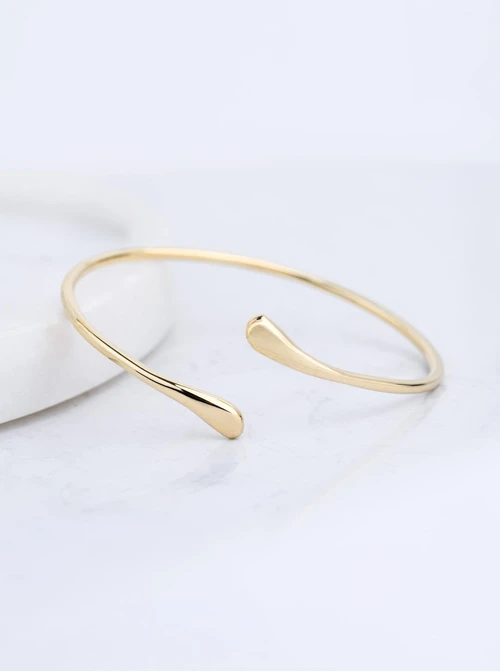 Bransoletka sztywna, stal pozłacana S112633Z00