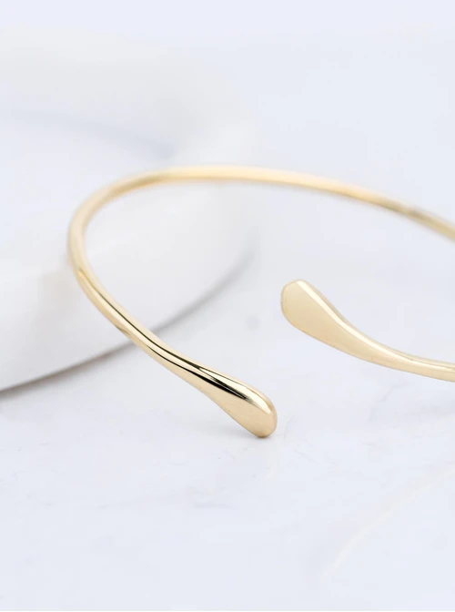 Bransoletka sztywna, stal pozłacana S112633Z00