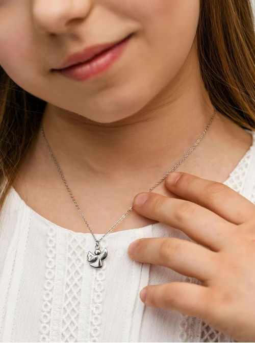 Naszyjnik Aniołek, stal S312757S00