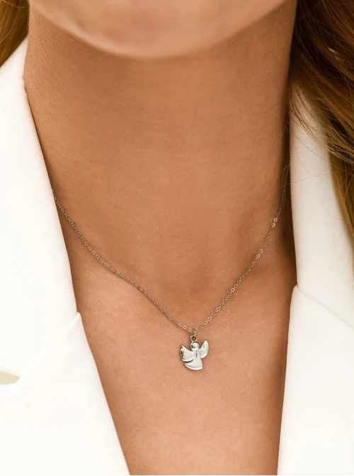 Naszyjnik Aniołek, stal S312757S00