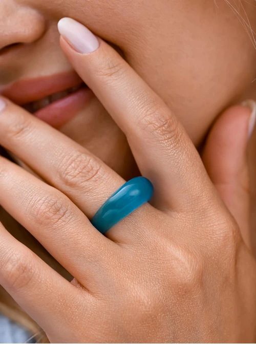 Pierścionek Kocie Oko, niebieski G413602P00