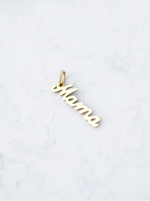 Zawieszka Mama, stal pozłacana SC12753Z00
