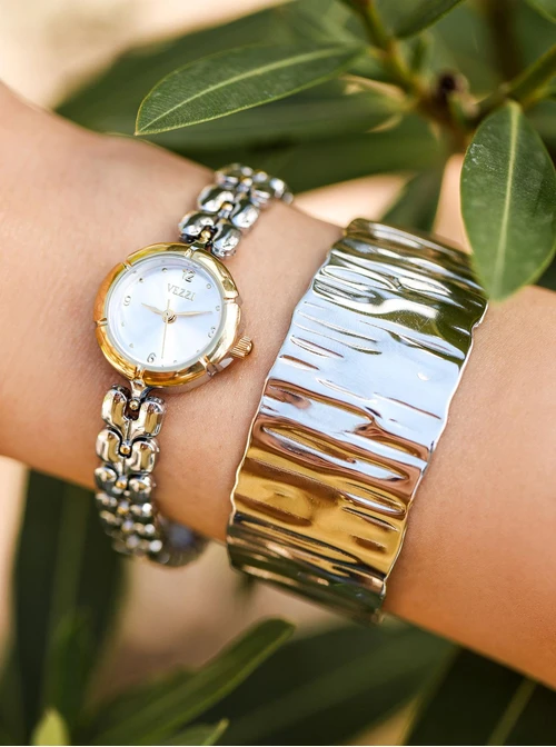 Zegarek Vezzi, kolor złoty, srebrny B512810Z00