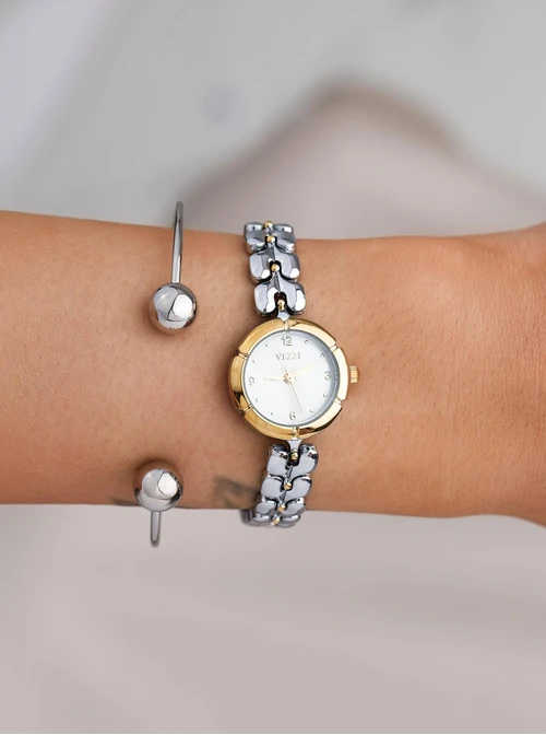 Zegarek Vezzi, kolor złoty, srebrny B512810Z00