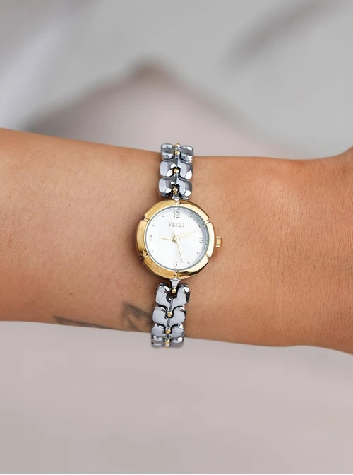 Zegarek Vezzi, kolor złoty, srebrny B512810Z00