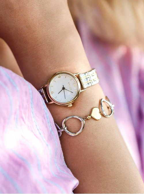 Zegarek Vezzi, kolor złoty, srebrny S512829M00