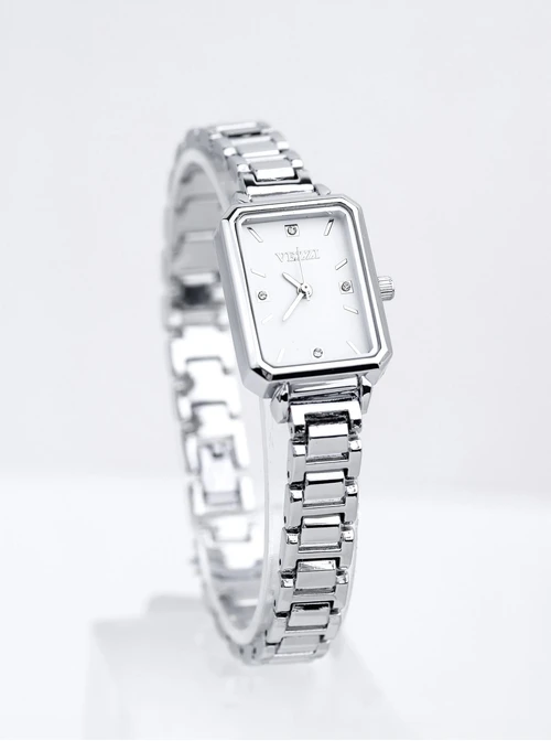 Zegarek Vezzi, kryształki, kolor srebrny B510830S00