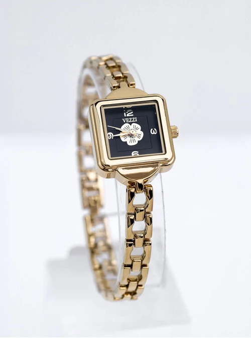 Zegarek Vezzi, kwiatuszek, kolor złoty B512804Z00