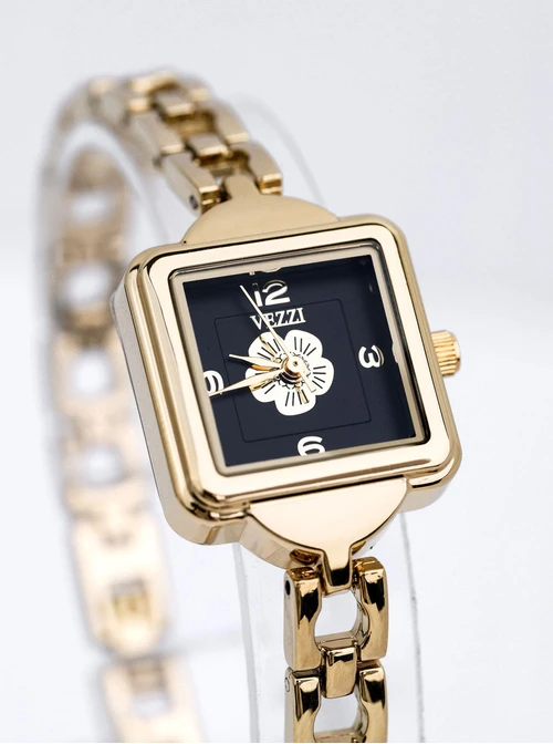 Zegarek Vezzi, kwiatuszek, kolor złoty B512804Z00